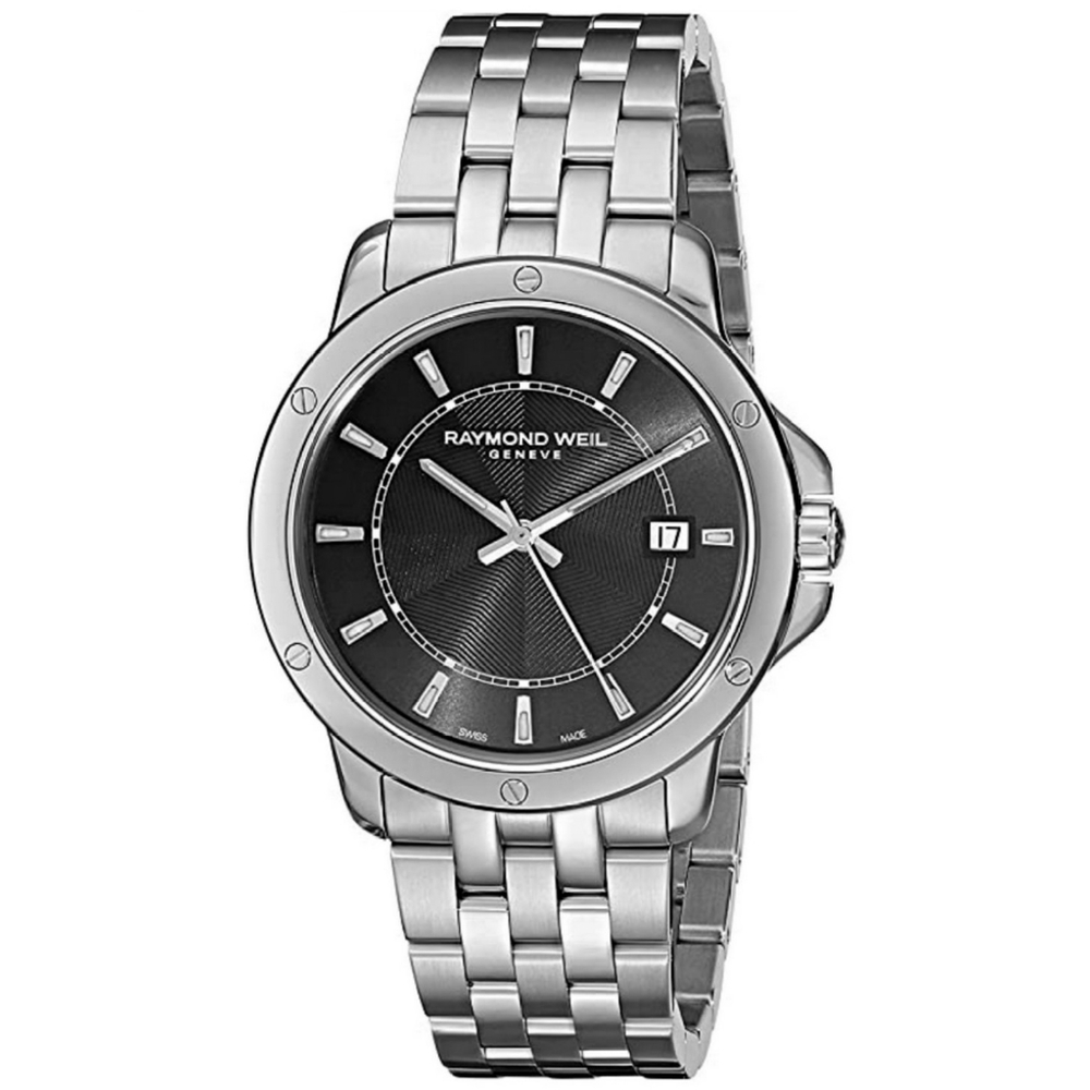 Raymond Weil Tango Stainless Steel Black Dial Quartz Mens Watch 5591-ST-20001